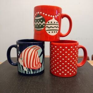 Vintage Waechtersbach Ceramic Mug Set Of 3